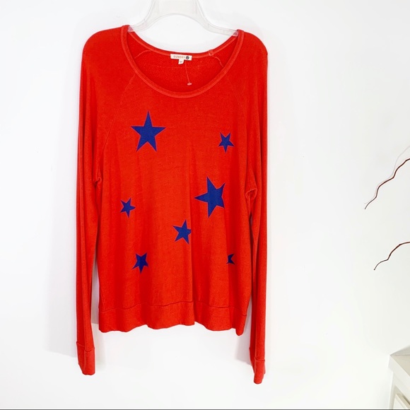 Sundry Revolve Oversized Star Sweatshirt Top XL - Picture 5 of 10